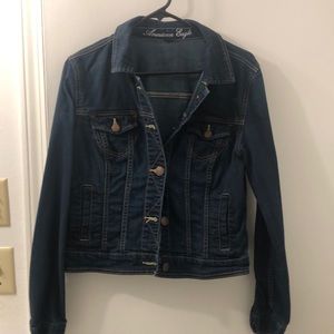 AE dark denim jacket